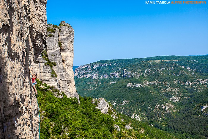 Nina Carpez (Petzl Rock Team) w Millau