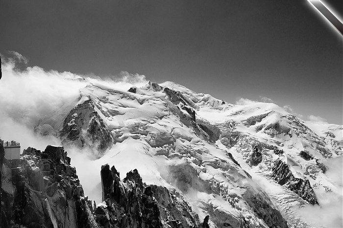 Mont Blanc du Tacul, Mont Maudit, Mont Blanc.